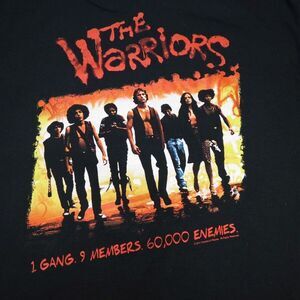 THE WARRIORS 1970s CLASSIC GANG MOVIE Streetwear TEE T SHIRT Sz Mens M black